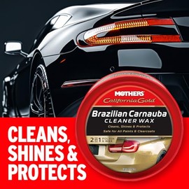 Mothers Las madres California Oro Brazilian Cleaner Cera de carnaúba - 12 onzas
