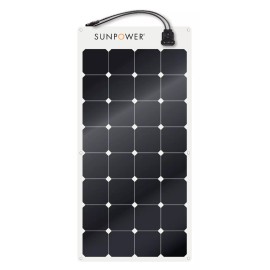 SunPower 100 Watt Flexible Lightweight Solar Panel By Maxeon Sunpower 100W Made In France