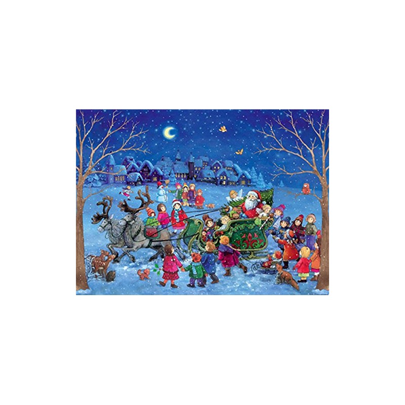 Sellmer Advent Calendars "Sleigh in The Night" Christmas Calendar