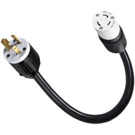 L6-30P 3 Wire 220/250V Plug to L5-30R 110/125V 3 Wire Receptacle
