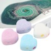 4pcs Heart Shape Bathroom Aromatherapy Body Cleaner Nourishing Moisturizing Bath
