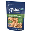 Fisher Chopped Walnuts, 6 Ounces, California Grown Walnuts, Unsalted, Naturally