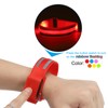 PATIKIL LED Wristband, 4 Pack Light Up Bracelets LED Armbands
