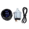 52mm Digital Oil Pressure Gauge Oil Press Meter with Blue