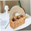 ULTECHNOVO Multi Grid Woven Storage Basket Organizer for Bathroom Home