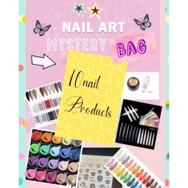 Unbranded Mistery Bag 10 Nail Beautiful Products! Polish, Acrilic, Nail Art And More!