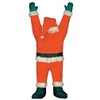 Gemmy Santa Hanging From Gutter Christmas Decoration Red 1 pk