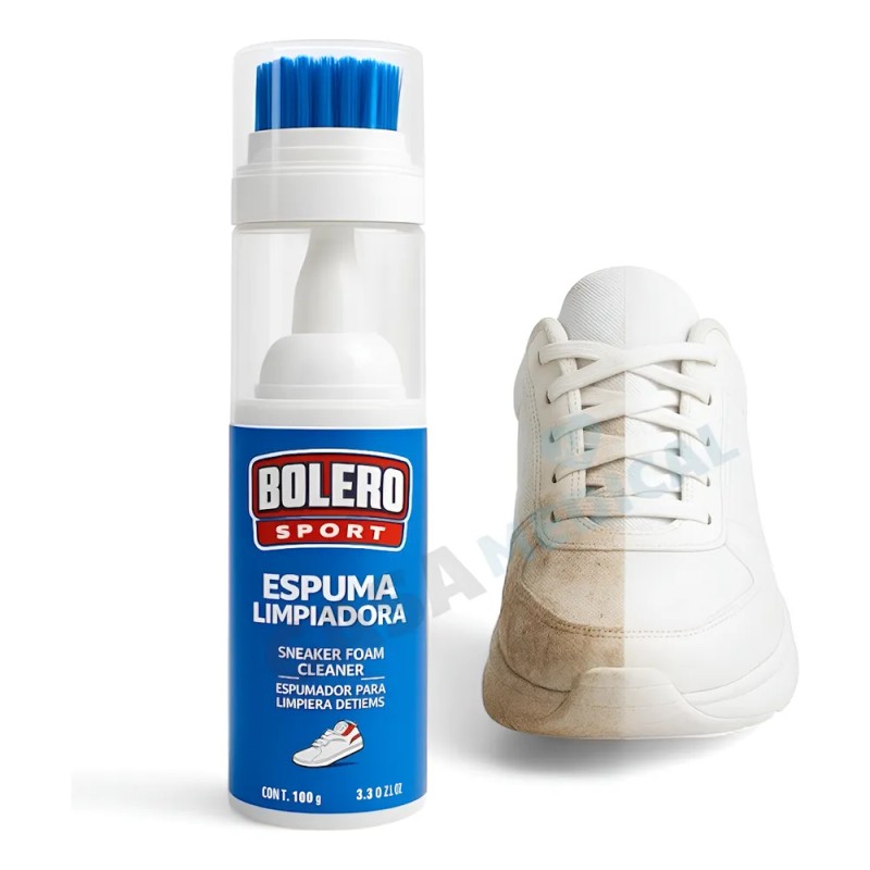 Kit Espuma Limpiadora Limpieza Para Tenis Sneakers Cepillo