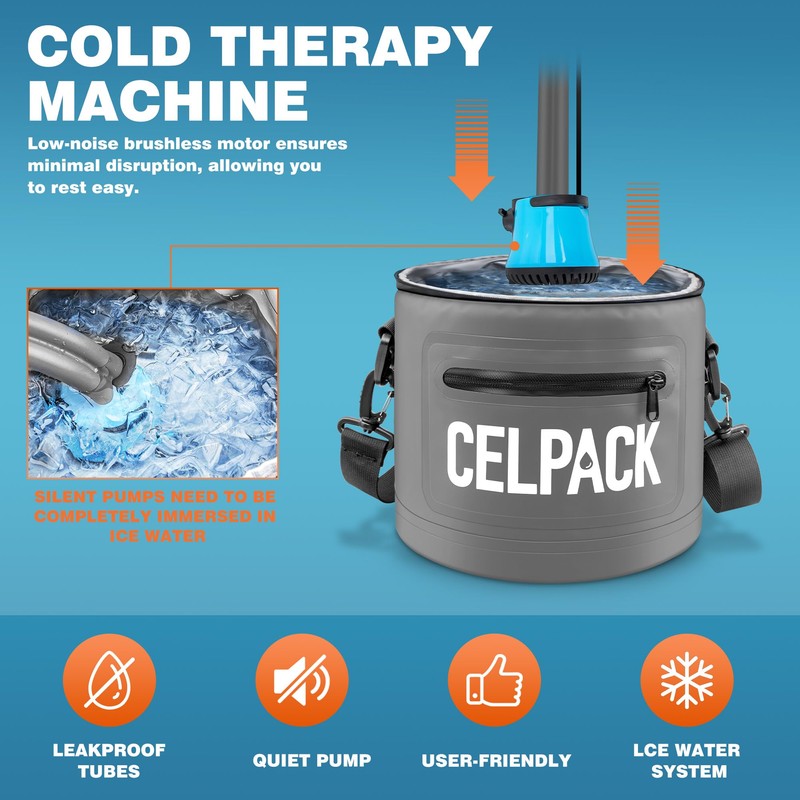 Portable Ice Therapy Machine for Post-Operative Recovery, Sports Injuries, Knee