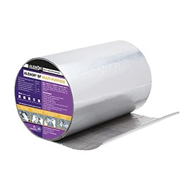 Alenor Butyl Rubber Aluminum Tape 6" inch W x 16 Feet Wall Crack Roof Leaks Waterproof Heat Resistant Tape - Perfect for Sealing Patching Hot Cold Air Ducts Wood Metal Plastic Glass Repair