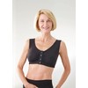 Women’s Front Snap Closure Adaptive Bra - Black 2XL