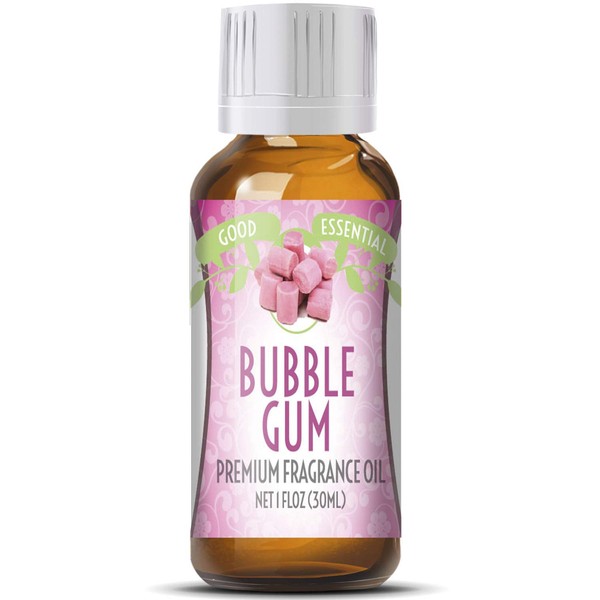 Bubble Gum Scented Oil by Good Essential (Huge 1oz Bottle - Premium Grade Fragrance Oil) - Perfect for Aromatherapy, Soaps, Candles, Slime, Lotions, and More!
