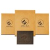 Shinebird Pine Bonfire Natural Handmade Aged Pine Tar Soap, 3 Pieces, 100g / 샤인버드 소나무 모닥불 천연 수제 숙성 파인타르비누, 3개입, 100g