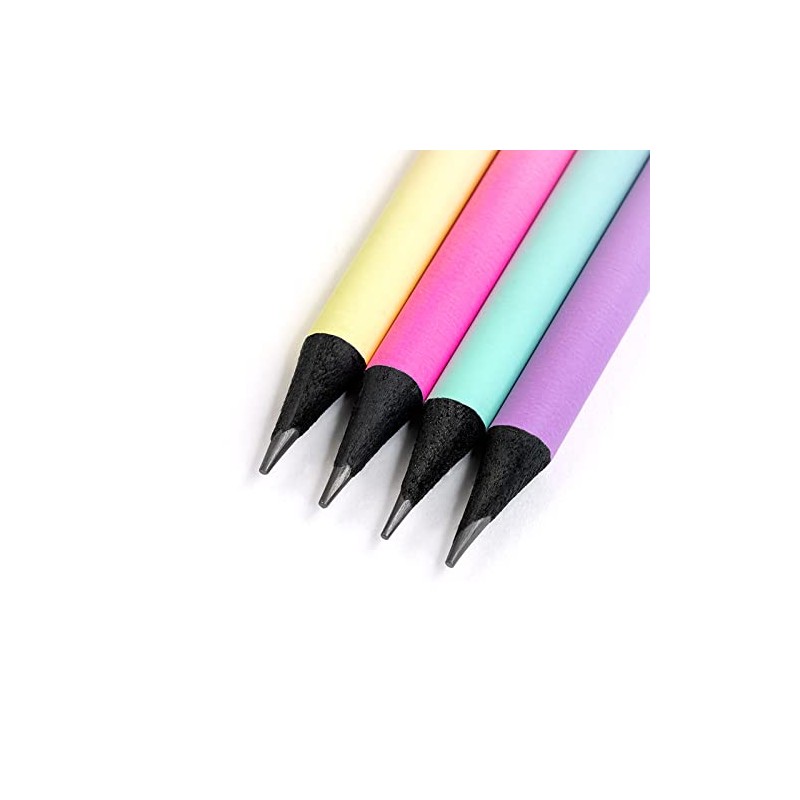 Caja expositora 24 lápices de graphite HB con goma, series