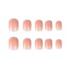 RikView Short Press on Nails French Fake Nails Nude Nails