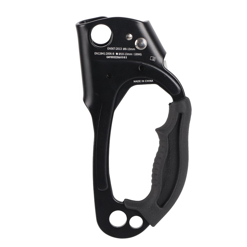 Outdoor Mountaineering Climbing Left Hand Rappelling Gear Equipment Rope Clamp