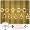 BLOOMWIN Christmas Lights, Fairy Lights, Window, Indoor, Ring and Christmas