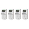 Lowenergie 7 Day Programmable Digital Plug-In Electronic Timer socket 12-24