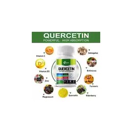 Quercetin 1000mg with Zinc, Vitamin C, Vitamin D, and Magnesium – 9-in-1 Immune Support Formula for Antioxidant Protection, Energy, and Overall Wellness – Advanced Daily Health Supplement