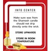 Ner Mitzvah Pre - Filled Menorah Oil Cup Candles, Hanukkah