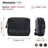 Azarxis Tactical Admin Molle - Bolsa militar EDC - Bolsa