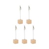 CAPASTEC Memo Clip Memo Holder Memo Stand Wood Card Holder