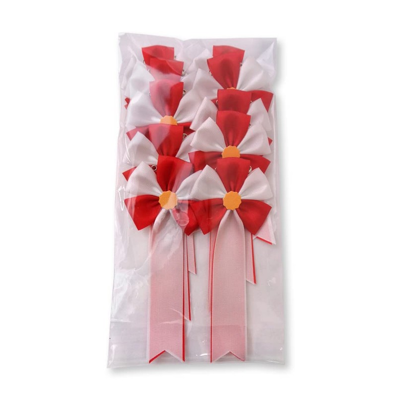 Insignia Ribbon Five Way Red Ceremony Chest Party Event Set