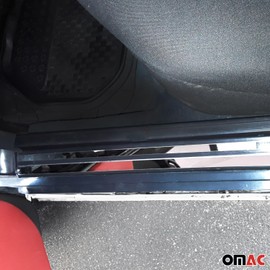 OMAC Door Sill Scuff Plate Guard for Mercedes E Class W124 1988-1994 S.Steel 8X