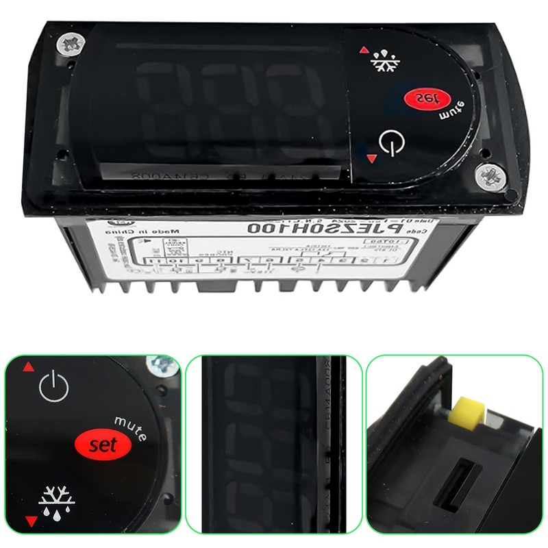PJEZS0H100 Digit Temperature Controller Thermostat with Temperature Sensor Probes 115V