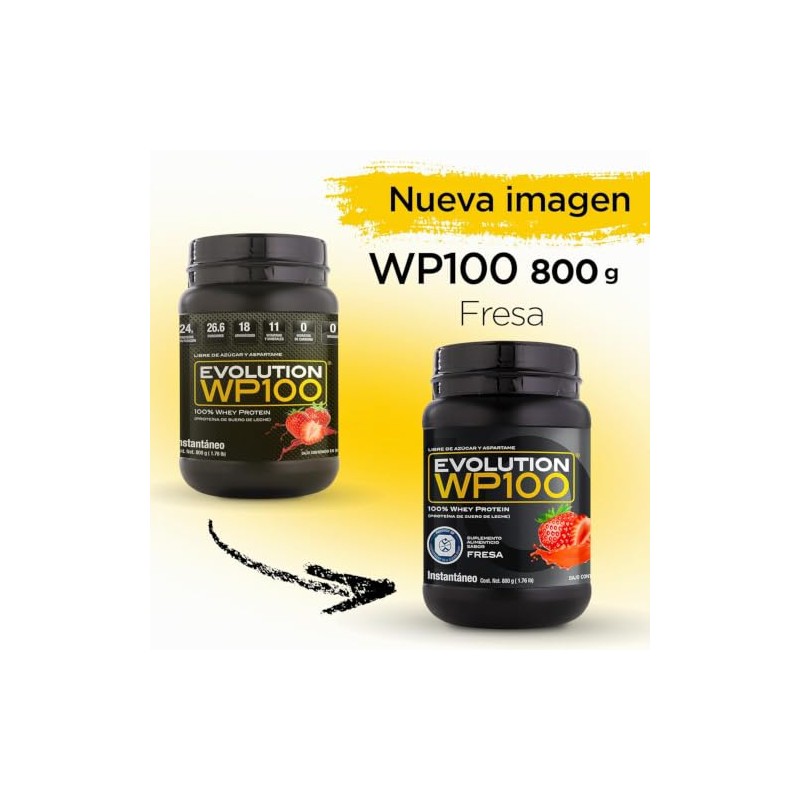 Evolution WP100 Proteína Aislada Suero de Leche Microfiltrada Ultrafiltrada