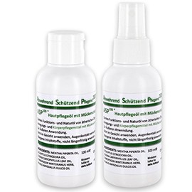 ASP100® Hautpflegeöl mit Mückenschutz Bündel, Mücken stichfrei 200ml reines ASP100® - Biomückenschutzmittel