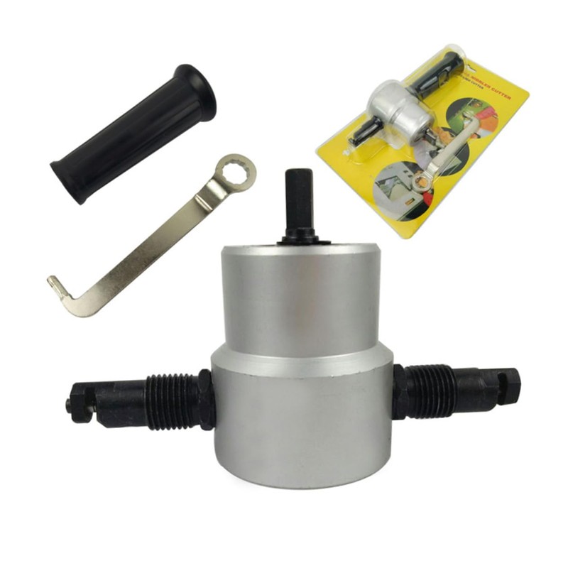 WHAMVOX Sheet Metal Cut Nibbler Metal Cutting Tool Double Headed