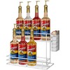 OVICAR Coffee Syrup Organizer Rack - 8 Syrup Bottle Holder