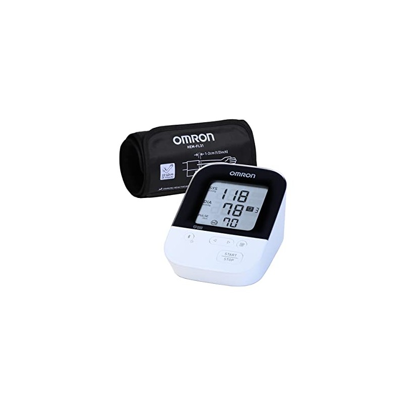 OMRON Baumanómetro digital de brazo 7156T con Bluetooth y brazalete