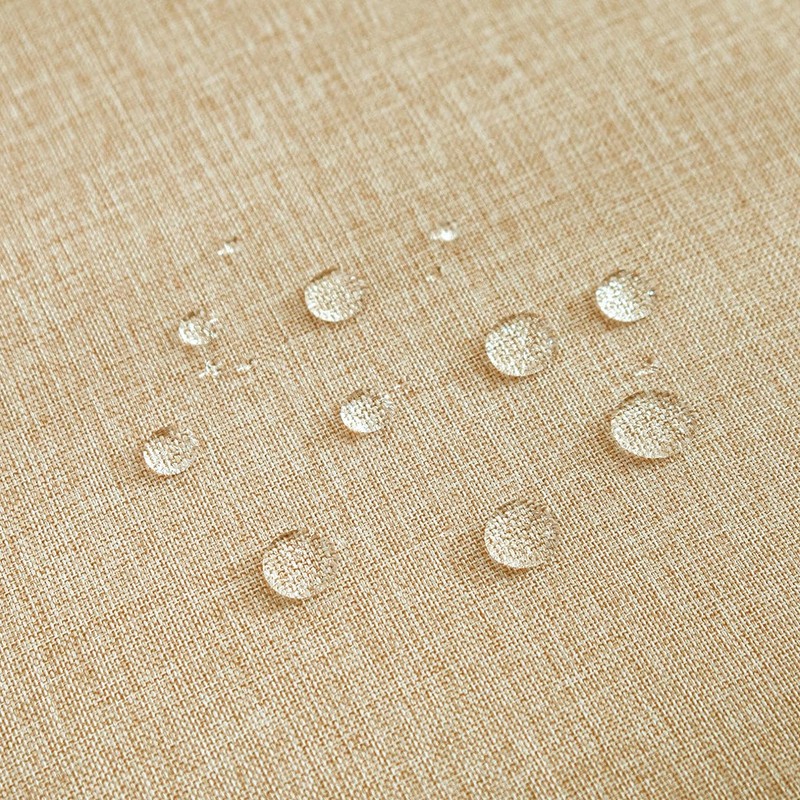 SPRICA Round Tablecloth 160cm Diameter Water Resistance Linen Texture Spill