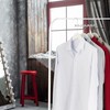 Relaxdays Space-saving hangers, set of 6, for 12 hangers, horizontal