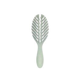 OLIVICA Natural Detangler Hair Brush for Wet and Dry Hair, All Hair Types - Eco-Friendly and Sustainable - Made from 100% Recycled Wheat Straw (Green)