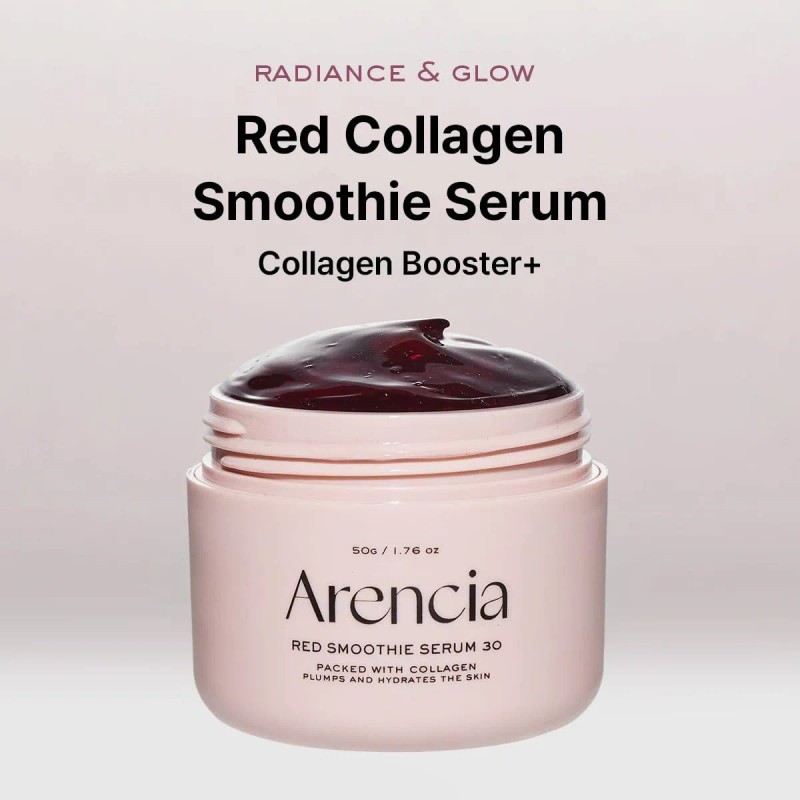 Suero Facial Rojo Noche Arencia Colágeno Niacinamida