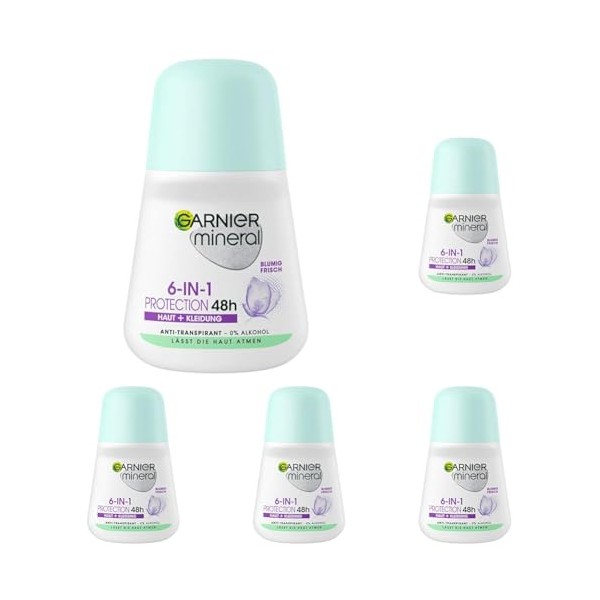 Garnier Roll-On Deo für Frauen, Deodorant mit frischem Duft und