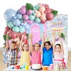 Birthday Stit Decoration Balloons Pink Blue Party Balloons Stit Theme