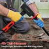 MAXPOWER 4lb Club Hammer, Mini Sledge Hammer with Red, Black