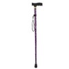 Folding Walking Cane T Handle Adjustable Height Print Folding Cane