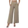 Arolina Women's Stretchy Wide Leg Palazzo Lounge Pants with Pockets