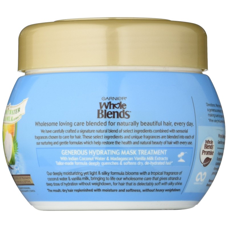 Garnier Whole Blends Hydrating Mask, Coconut Water & Vanilla Milk