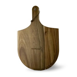 14 Inch Acacia Wooden Pizza Peel - Lightweight and Sturdy, Perfect for Homemade Pizza, Bread, and Pastries (Natural Wood Grain)