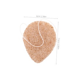 PACKOVE Exfoliating Facial Sponge for Deep Cleaning Walnut Bath Sponge for Smooth Complexion Gentle Face Washing Tool for All Skin Types for Daily Skincare Routine