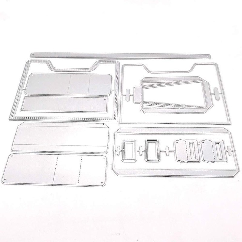 KSCRAFT Big Handbag Purse Metal Cutting Dies Stencils for DIY