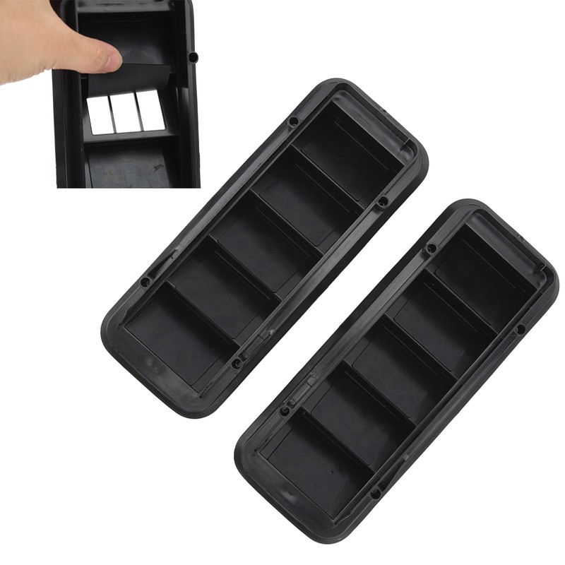 Air Vent Relief Grille,2pcs Back Panel Air Vent Relief Grille