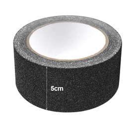 Anti-Slip Tape Black Stair Step Anti-Slip Tape Waterproof Anti-Slip Tape Black 2.0 inches (50 mm) Fall Prevention Accident Prevention Safety Measures Stairs Ground Steps Deck Parking Lot Indoor