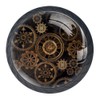 Steampunk Gears Background Drawer Knob Pull Handle Round Cabinet Drawer
